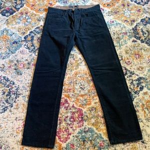 H&M Slim Fit Corduroy Pants 33 x 32